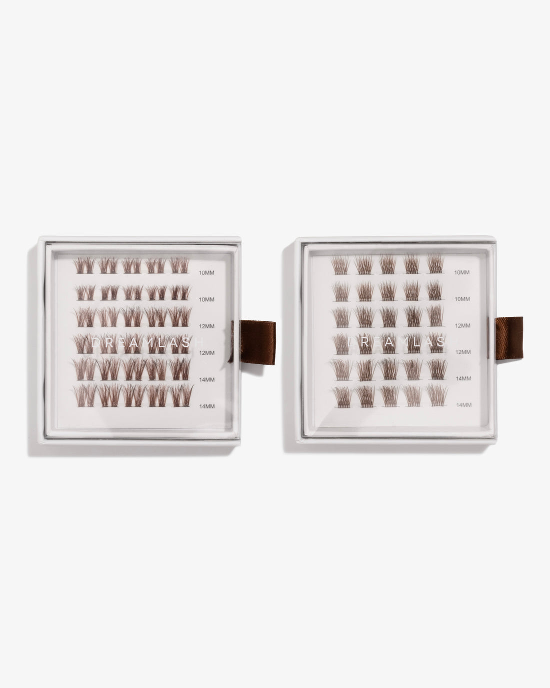 Brown Cluster Lashes Set